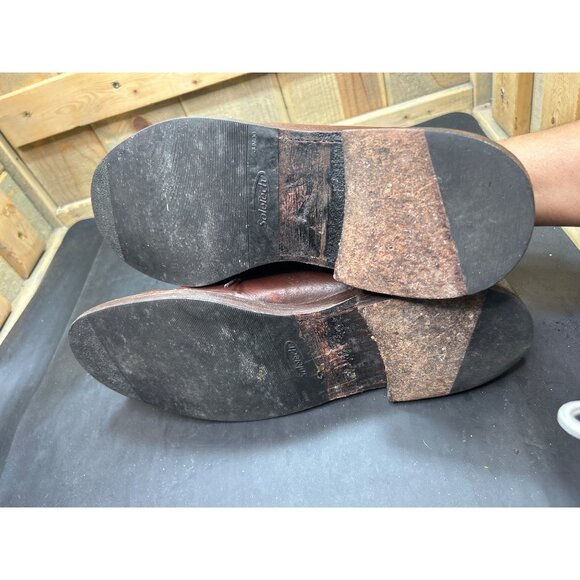 Vintage Frye Mens Brown Leather Oxford Dress Shoes Size 11D - Picture 9 of 10